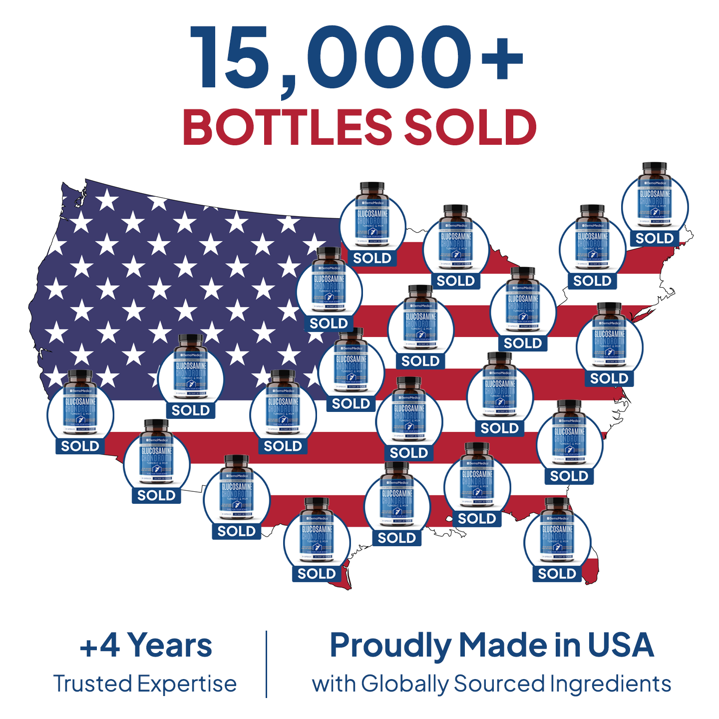 Glucosamine Chondroitin MSM Turmeric Boswellia - Joint Support Supplement