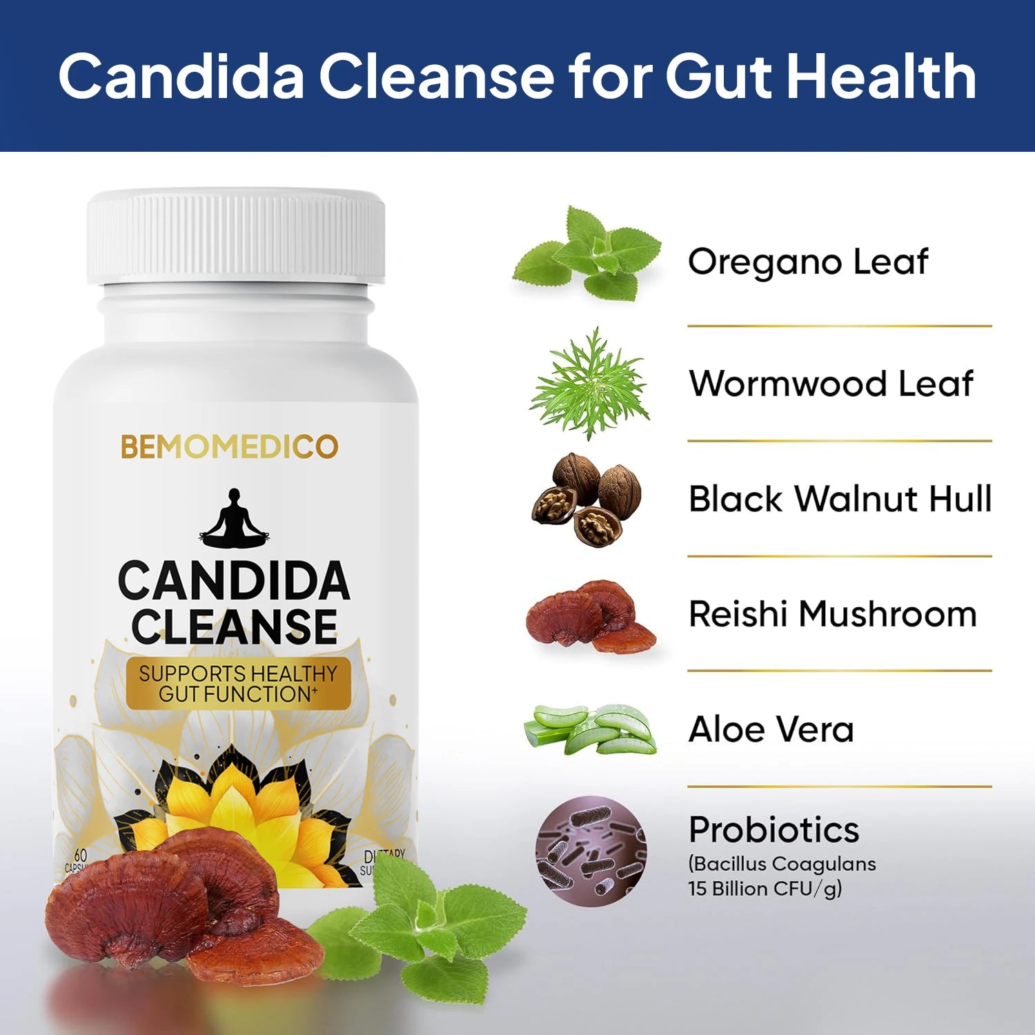 Candida Cleanse - Gut and Colon Support